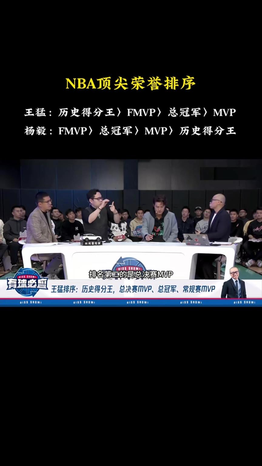 歷史得分王&FMVP&MVP&總冠軍的排序！楊毅：歷史得分王最后！